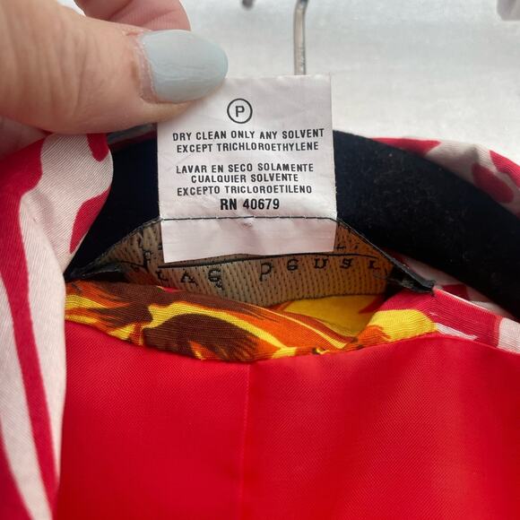 Harve Bernard 100% silk Hawaiian print blazer - Picture 6 of 6